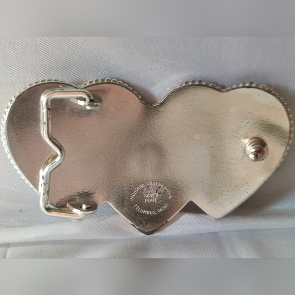 Vintage Montana Silversmiths Silver Plate Initial D Belt Buckle - Picture 2 of 5